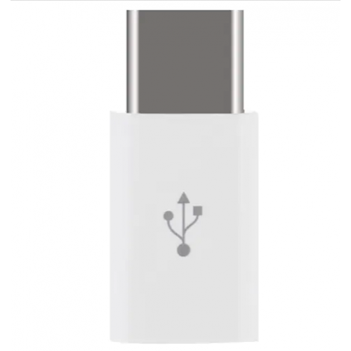 Micro USB to USB Type-C adapter, fehér (új, zacskós)