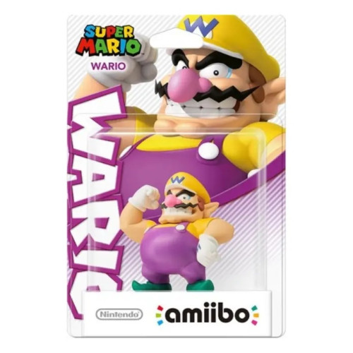 Amiibo Super Mario: Wario figura (sérült csomagolás)