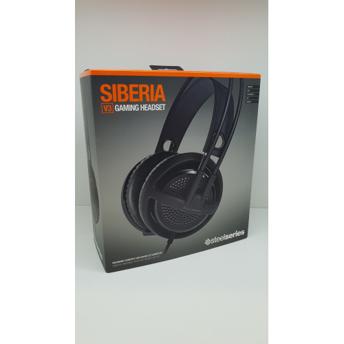 SteelSeries Siberia V3 Gaming Headset, fekete
