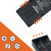 LiitoKala Lii-202 USB-s akkumulátor töltő