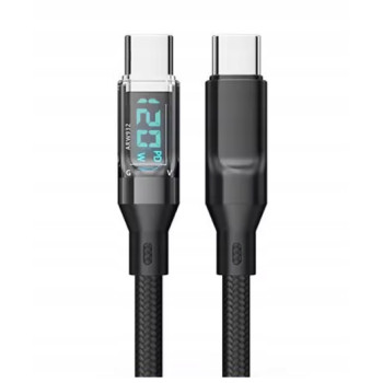OOZCC 120W USB Type-C gyorstöltő kábel digitális kijelzővel [1 m]