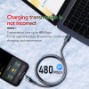 OOZCC 120W USB Type-C gyorstöltő kábel digitális kijelzővel [1 m]
