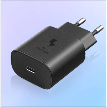 PD 25W hálózati USB-C gyorstöltő adapter [fekete]