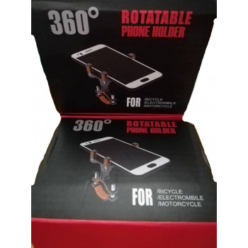Forgatható telefontartó kerékpárhoz/ elektromos biciklihez/ motorhoz