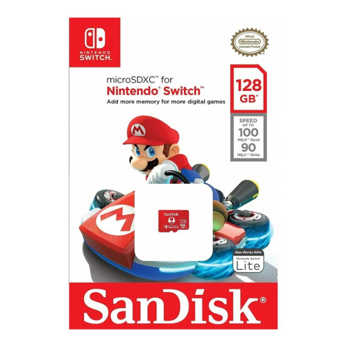 SanDisk Nintendo Switch microSDXC 128GB memoria kártya