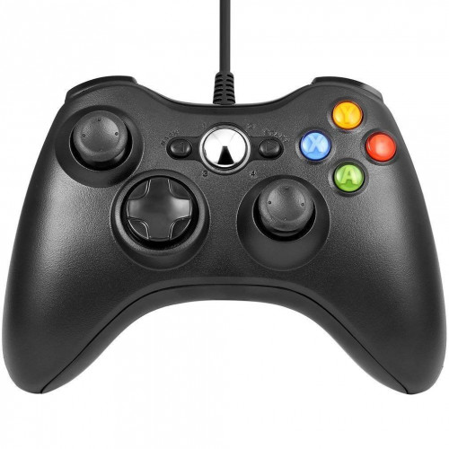 Vezetékes, utángyártott kontroller Xbox 360/PC kompatibilis (OEM, fekete)