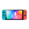 Nintendo Switch OLED [piros-kék] + 128 GB SD kártya (használt)