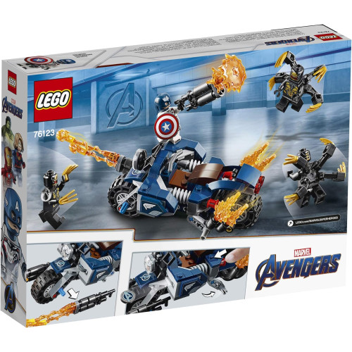 LEGO Marvel Avengers Capatin America: Outriders Attack [76123]