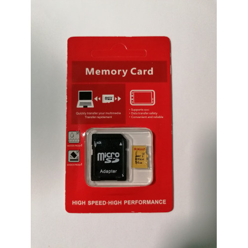 Bakeey 64GB microSD memóriakártya + SD adapter