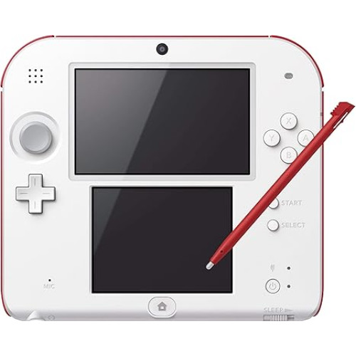 Nintendo 2DS konzol 4GB SD kártyával [piros-fehér] (használt)