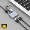4-in-1 USB-C Hub multifunkciós adapter