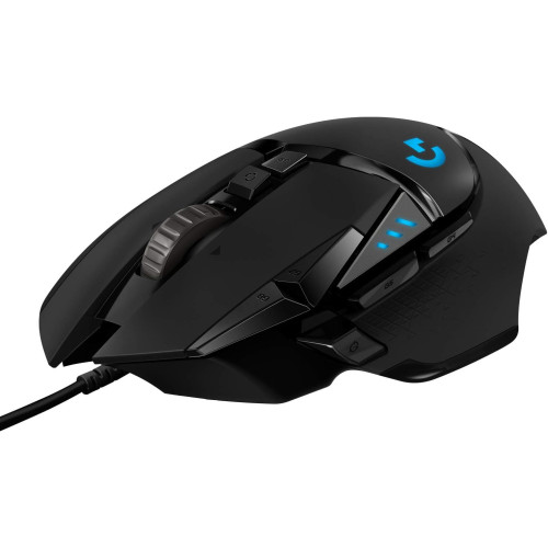 Logitech G502 HERO vezetékes gaming egér (910-005471) [fekete]