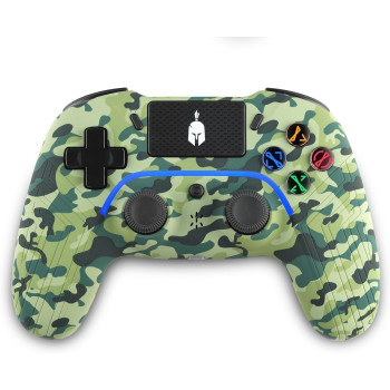 Spartan Gear ASPIS 4 vezetékes és vezeték nélküli PS4 / PC kompatibilis kontroller [green camo]