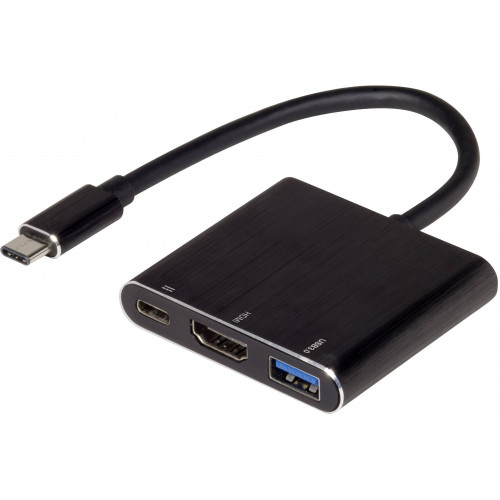 USB3.1-C Multiport Adapter [fekete] (bontatlan)