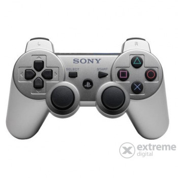 PS3 kontroller - DUALSHOCK 3 vezeték nélküli Ezüst (használt)