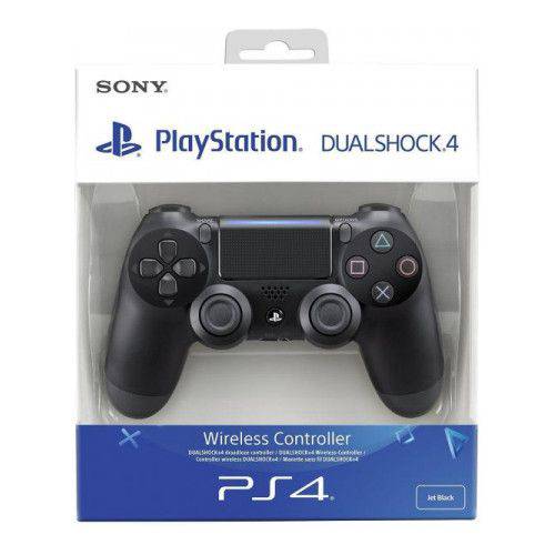 PS4 kontroller - DUALSHOCK 4 V2 vezeték nélküli - Jet Black (Bontatlan)