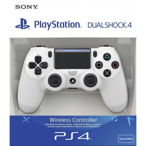 PS4 kontroller - DUALSHOCK 4 V2 vezeték nélküli - Glacier White (bontatlan)