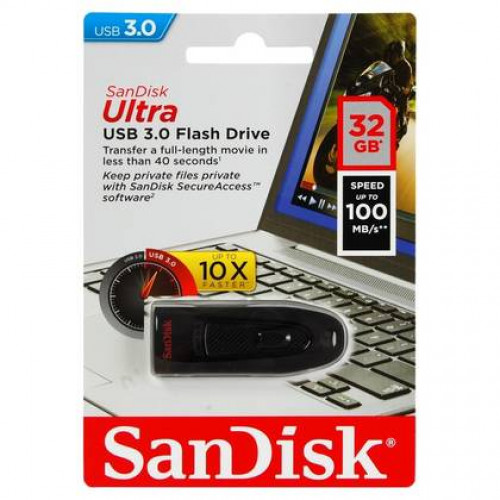 SanDisk Ultra USB 3.0 32 GB pendrive (új)