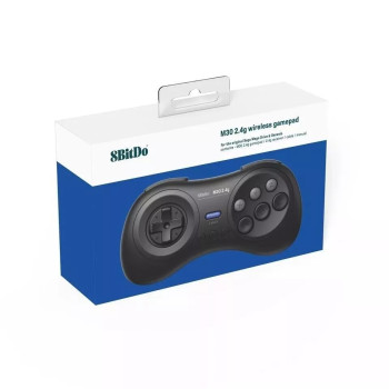 8Bitdo M30 2.4G vezeték nélküli játékvezérlő eredeti MEGADRIVE / GENESIS UK-hoz