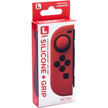 FR-TEC Silicone+Grip Nintendo Switch Joy-Conhoz (FT1013) [bal, piros]