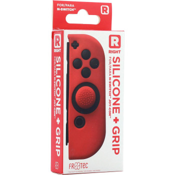 FR-TEC Silicone+Grip Nintendo Switch Joy-Conhoz (FT1014) [jobb, piros]