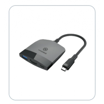 HAGiBiS USB-C multiport adapter Nintendo Switch-hez [szürke] 