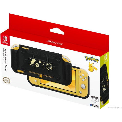 HORI Nintendo Switch Lite Hybrid System Armor - Pokémon Black and Gold Pikachu (használt)