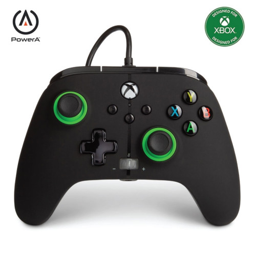 PowerA Enhanced vezetékes Xbox One kontroller [fekete] (használt)