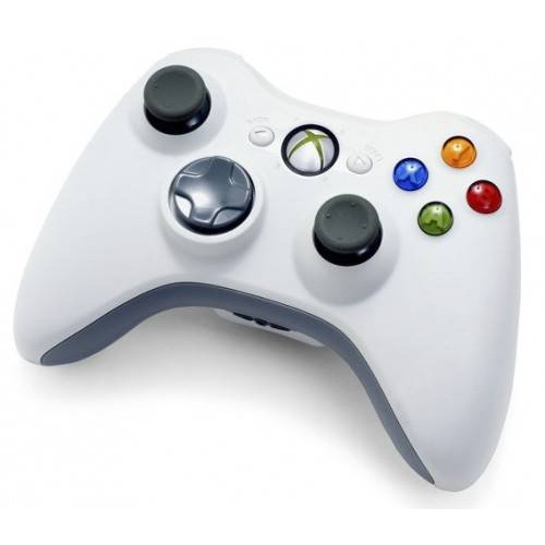 Xbox 360 vezeték nélküli kontroller [fehér] (használt)