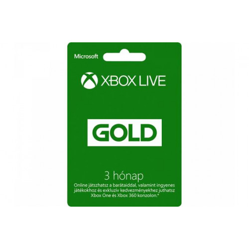 Xbox Live Gold 3 Hónap (Bontatlan)