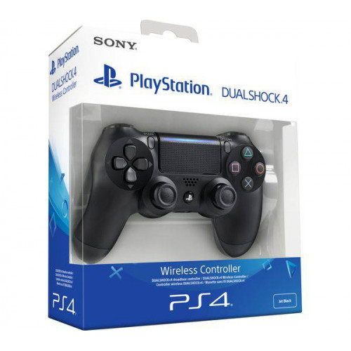 PS4 kontroller - DUALSHOCK 4 V2 vezeték nélküli - Fekete (dobozos, új)