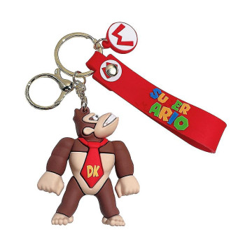 Super Mario mini figura kulcstartó: Donkey Kong