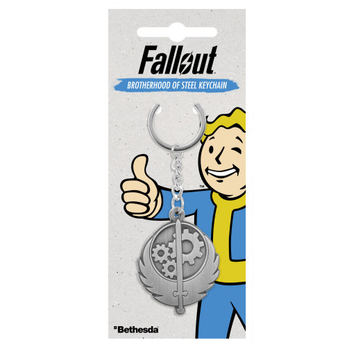 Fallout Brotherhood of Steel kulcstartó (új)