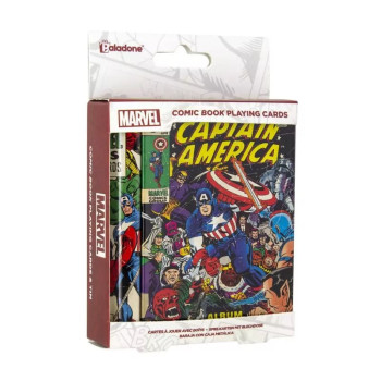 Paladone Marvel Comic Book játék kártya - Captain America