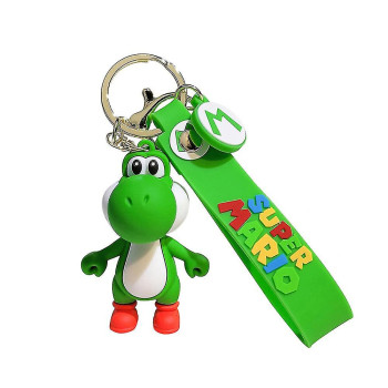 Super Mario mini figura kulcstartó: Yoshi