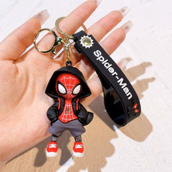 Marvel Spider-Man kulcstartó: Miles Morales black hoodie