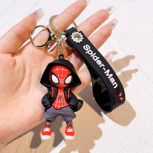 Marvel Spider-Man kulcstartó: Miles Morales black hoodie