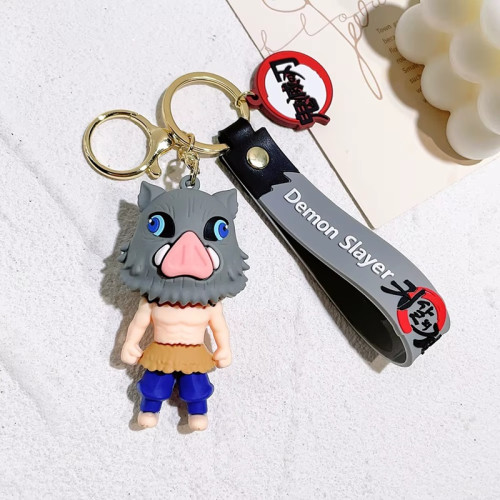 Demon Slayer minifigura kulcstartó - Hashibira Inosuke
