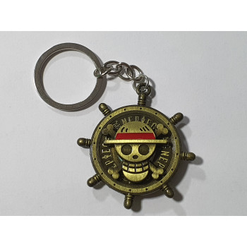 One Piece hajókormány kulcstartó