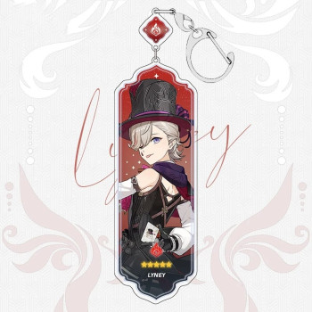 Genshin Impact akril kulcstartó - Lyney