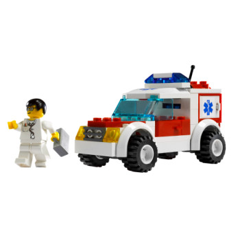 LEGO® CITY - Orvosi Autó [7902] (használt)
