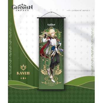 Genshin Impact lágyselyem poszter tekercs [Kaveh]