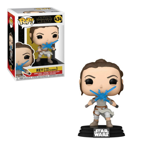 Funko POP Star Wars: Rey (two lightsabers)