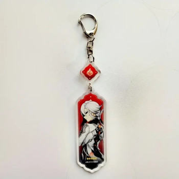 Genshin Impact akril kulcstartó - Arlecchino