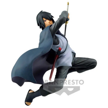 Banpresto Vibration Stars: Boruto Naruto Next Generations - Uchiha Sasuke szobor (14cm)