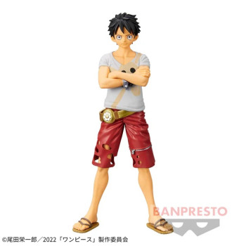 Banpresto DXF - The Grandline Men: One Piece Luffy Vol.6 szobor (15cm)