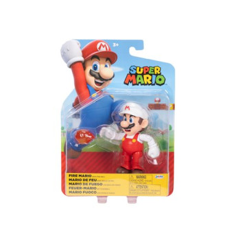 World of Nintendo Wave 41 Fire Mario akciófigura (10 cm)