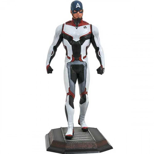 Diamond Select Toys Marvel Gallery: Avengers End Game - Captain America Avengers Team Suit PVC szobor (bontatlan)