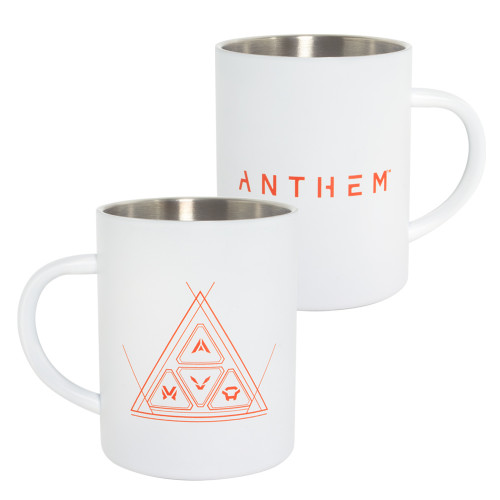 Anthem - fehér fém bögre