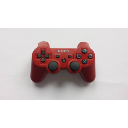 PS3 kontroller - DUALSHOCK 3 vezeték nélküli [piros] (használt)